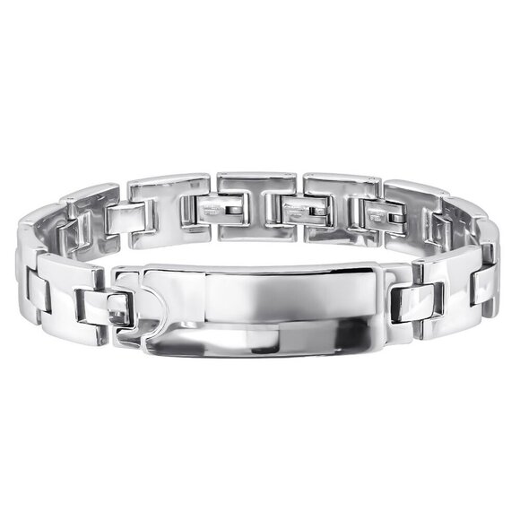 Martin Pere Other - Stainless Steel Plain Chain Bracelet for Men | 8.5"